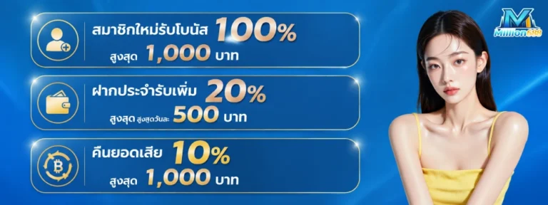 Million688 เครดิตฟรี